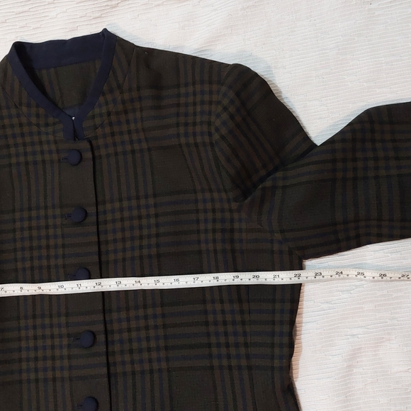 Kasper Black Plaid Blazer - Picture 9 of 10